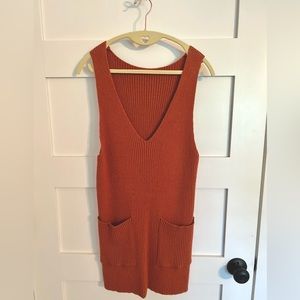 Sleeveless Rib Knit Mini Dress | NWOT | Size Small